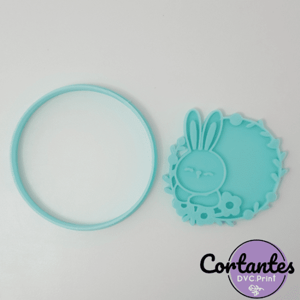 Cortante *CONEJA CORONA FLORES* - Imagen 4