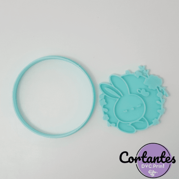 Cortante *CONEJA CORONA FLORES* - Imagen 5