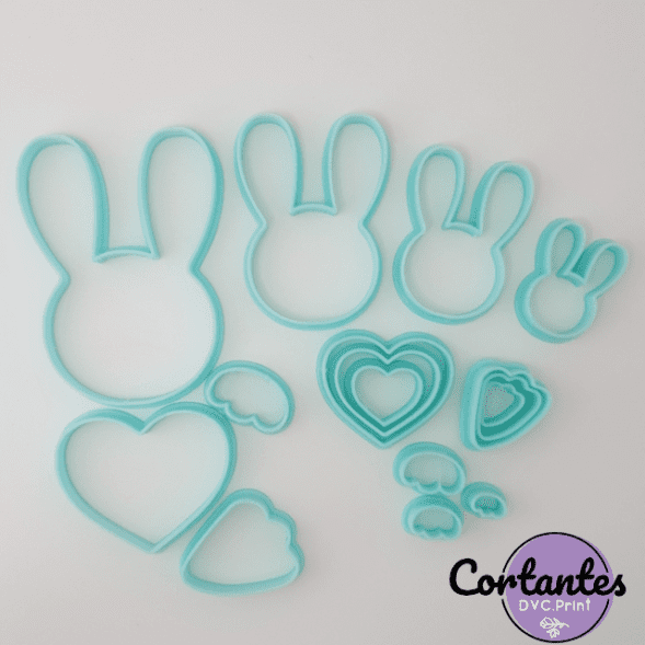 Cortante *CONEJO PANZA CORAZÓN*