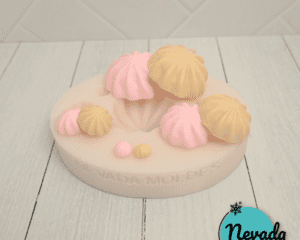 Molde MERENGUE/ CREMA X 4