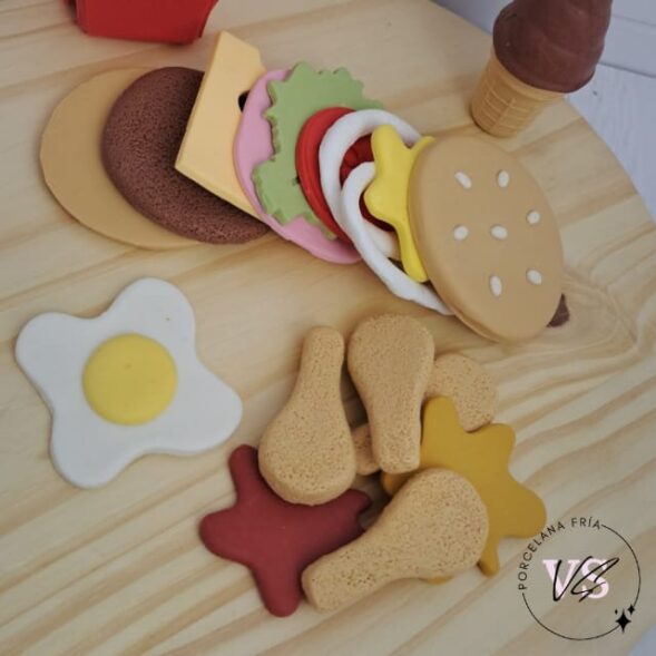 Set de Hamburguesa con patitas y Helado - Imagen 3
