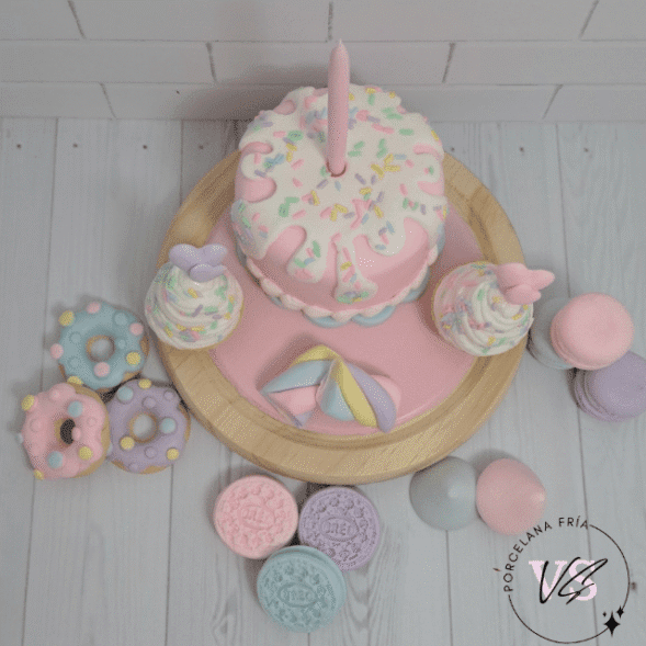 Set de Cumple Rosa - Imagen 2