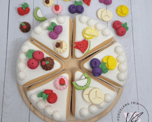 Set Torta Frutal imantada