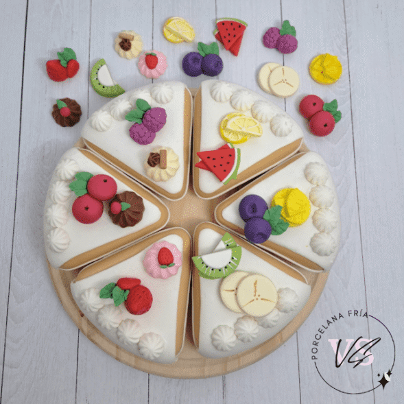 Set Torta Frutal imantada