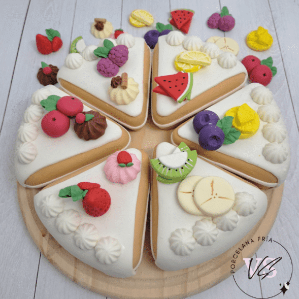 Set Torta Frutal imantada - Imagen 2