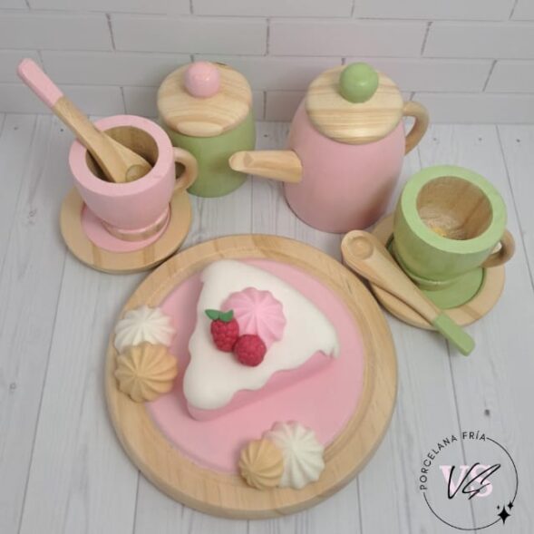 Set Hora del Té ROSA/VERDE - Imagen 2